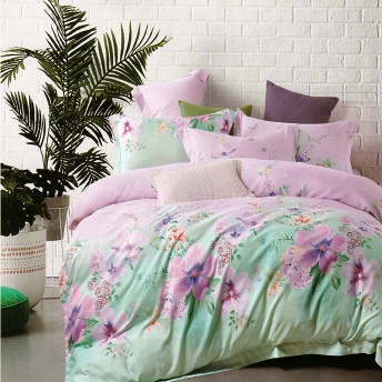 miyoshi tencel - Mint Flower 1M6 x 2M