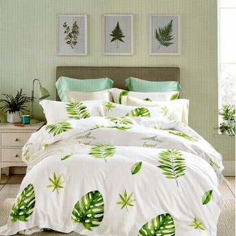 MIYOSHI TENCEL - Rain Leaves 1M6 x 2M