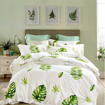 MIYOSHI TENCEL - Rain Leaves 1M6 x 2M